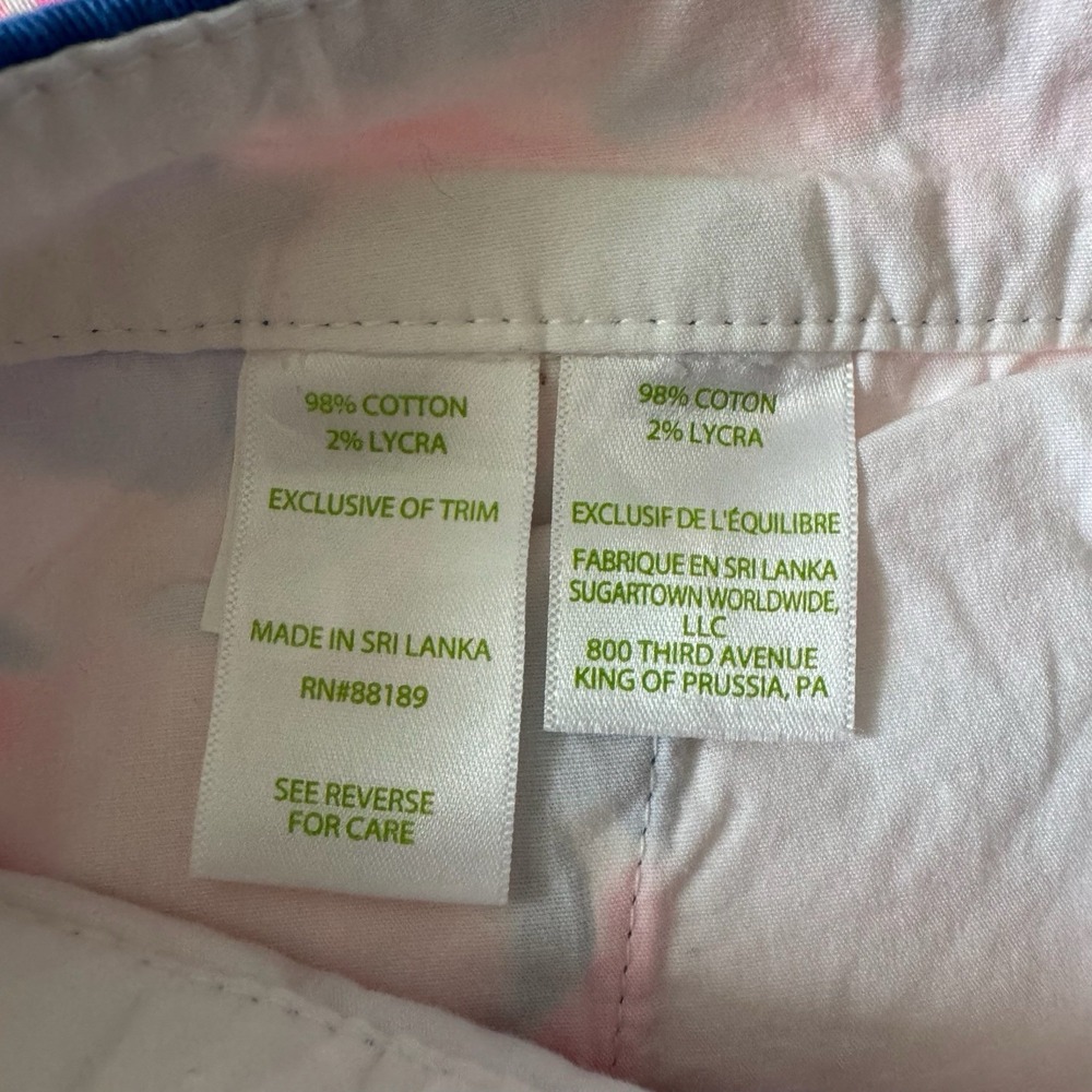 Lilly Pulitzer Womens Buttercup Stretch Short 5" Inseam 14 Bright Tropical - Picture 11 of 15